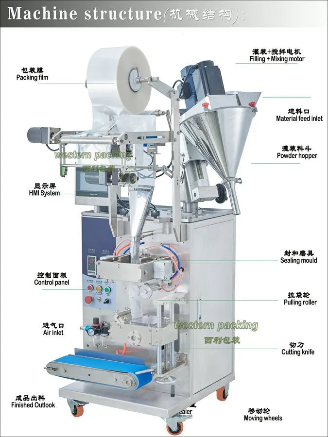 automatic powder packing machine automatic powder packing machine