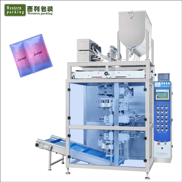 Meaisín Líonadh Agus Séalaithe Leachtacha Sachet